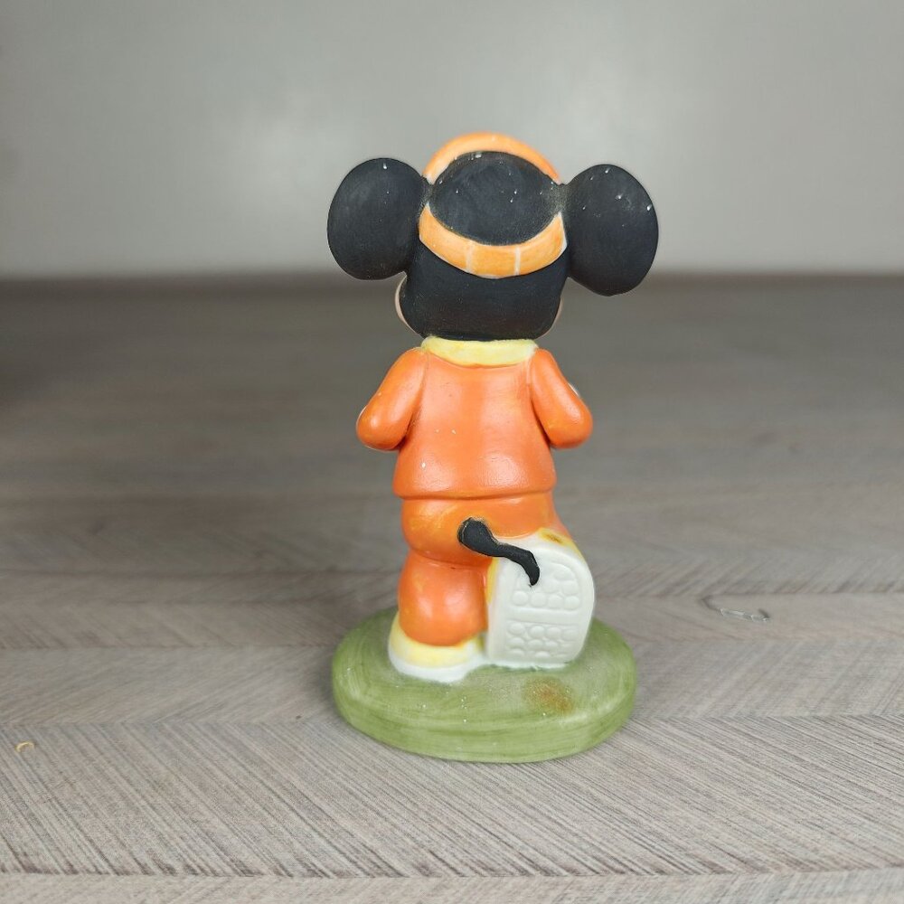 Vintage Walt Disney Productions Running Mickey Mouse Bisque Figurine - Picture 3 of 6
